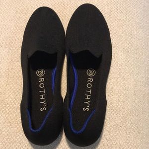 Rothy’s Black Loafer Flats NEVER WORN Size 8